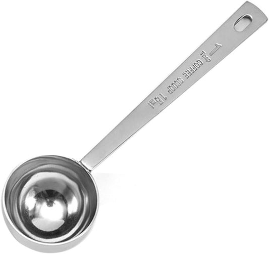Universal Stainless Steel Coffee Measuring Spoon 15ml - Durable, Rust-Resistant & Dishwasher Safe - About Brew