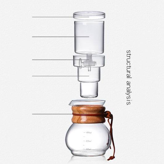 Premium Drip Style Cold Brew Coffee Maker - 14oz High Borosilicate Glass