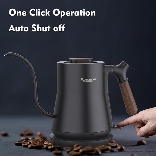 Fast-Boil Gooseneck Electric Kettle 27oz- Quick and Efficient - About Brew