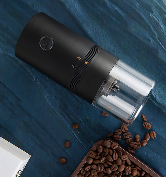 USB-Charged Electronic Coffee Grinder - Variable Ground Sizes - About Brew