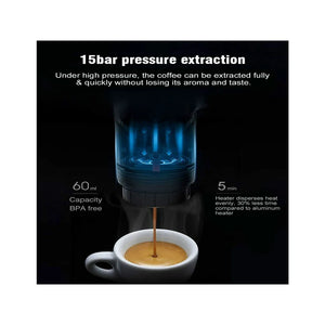 HiBREW Portable Electric Espresso Machine - 3-in-1 Design for On-the-Go Coffee Lovers