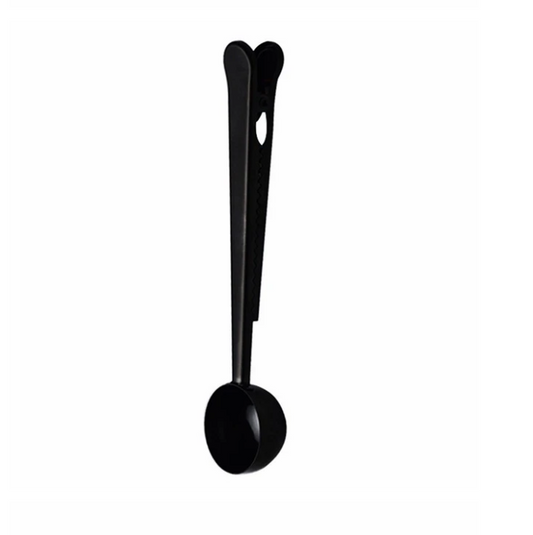2-in-1 Stainless Steel Coffee Spoon & Bag Sealer - Available in Four Colors - About Brew