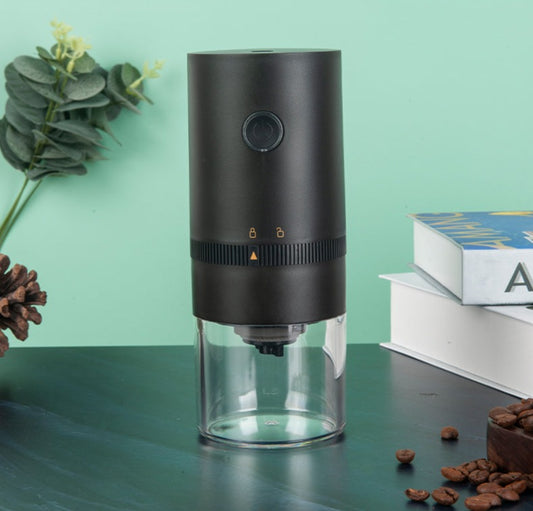 USB-Charged Electronic Coffee Grinder - Variable Ground Sizes - About Brew