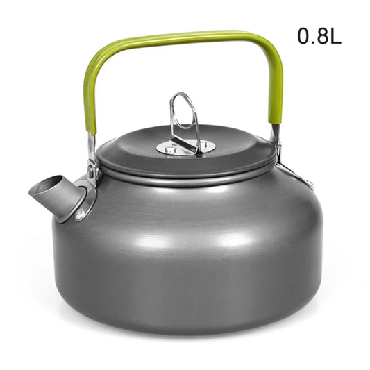 Lightweight Aluminum Outdoor Kettle with Durable Plastic Handle - Perfect for Travel & Camping - About Brew