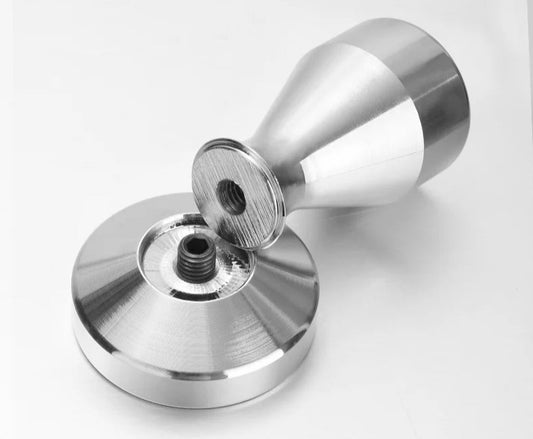 Precision Stainless Steel Espresso Tamper - Available in 49mm, 51mm, 53mm, 58mm Sizes - About Brew