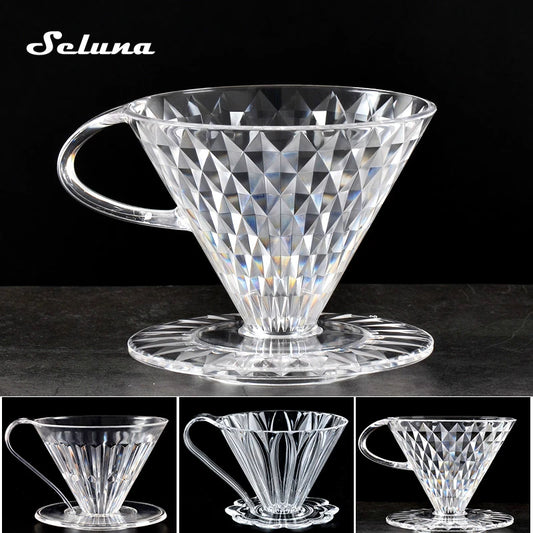 Versatile Plastic Coffee Dripper - Durable and Available in Five Stylish Designs - About Brew