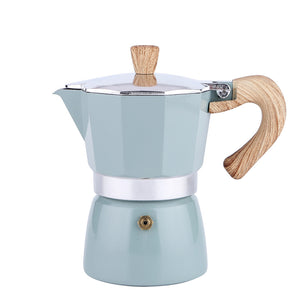 Baby Blue Moka Coffee Pot - Available in Two Sizes - About Brew