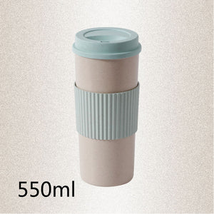 Reusable Wheat Straw On-the-Go Coffee Mug- Three Sizes Availabe - About Brew