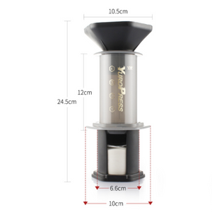 Easy French Press Coffee Maker with Filters Set - Four Colors Available - About Brew