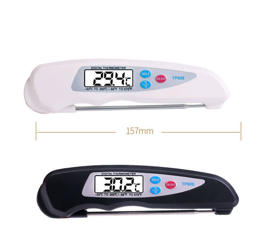 Versatile Foldable Digital Thermometer - Dual Temperature Readings in Celsius & Fahrenheit - About Brew