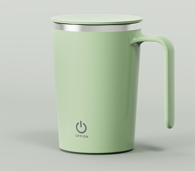 USB Charged Self-Stirring Mug with Handle 10oz - Available in Four Colors - About Brew