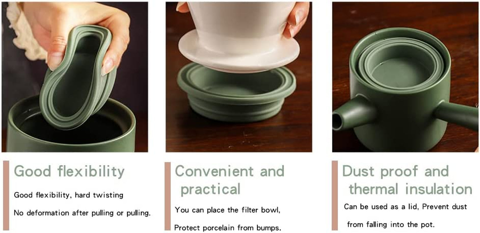 Premium Ceramic Pour Over Coffee Set in Green - Classic Design with Comfort Handle for Rich, Flavorful Coffee - About Brew