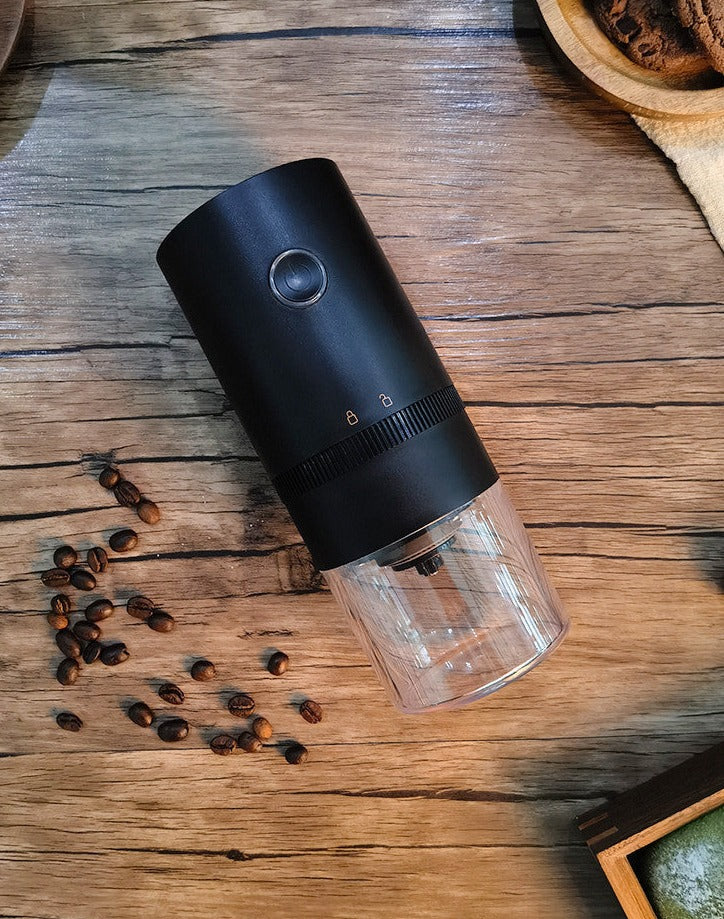 USB-Charged Electronic Coffee Grinder - Variable Ground Sizes - About Brew