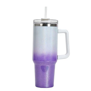 Thermos Tumbler with Handle, Lid, and Straw 40oz - 31 COLORS AVAILABLE - About Brew