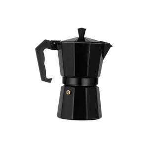 Classic Aluminum Moka Pot - Available in Black and Red - About Brew