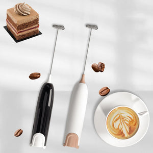Stylish Handheld Battery-Powered Milk Frother - Available in Three Colors - About Brew