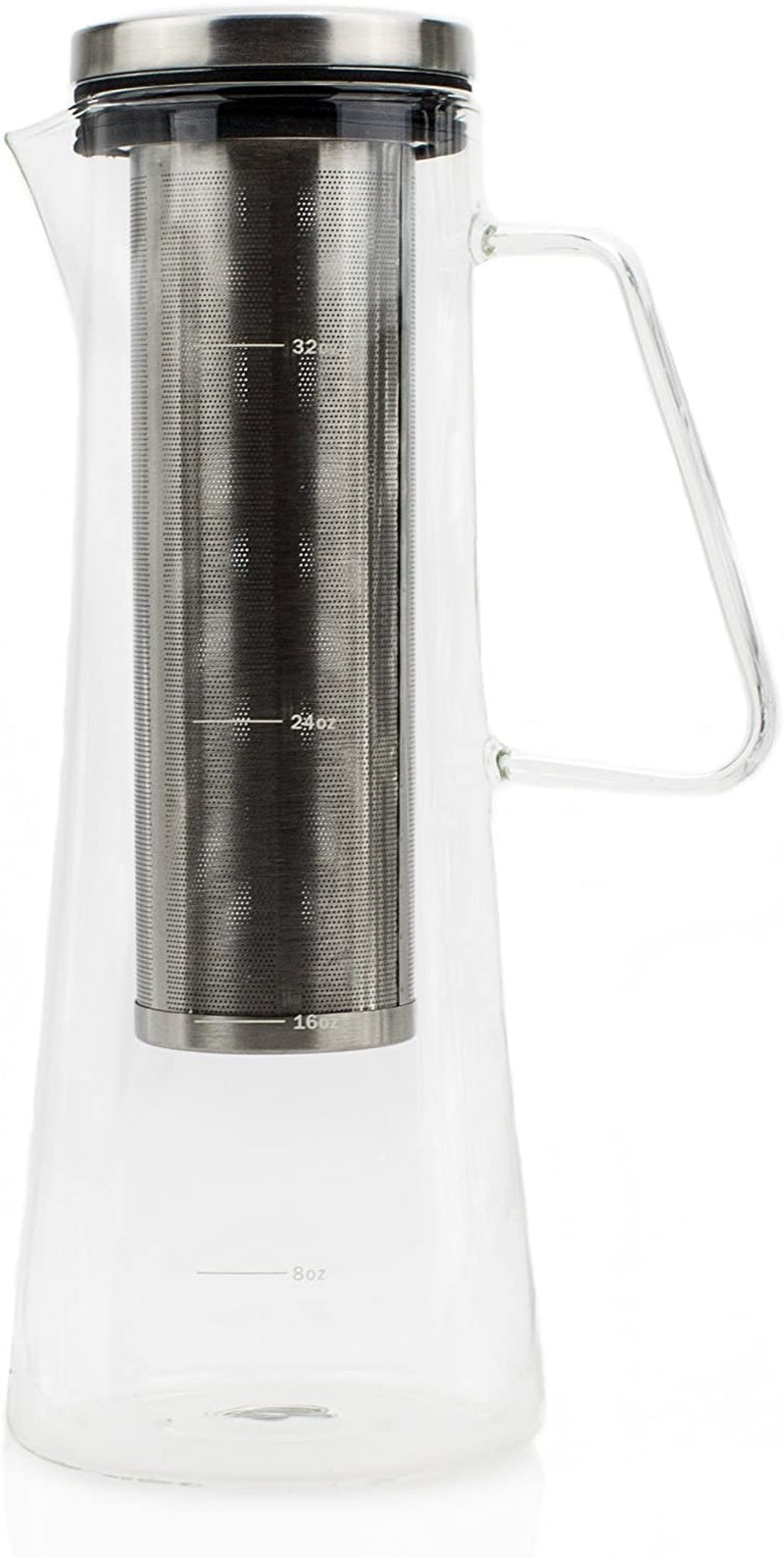 Ultimate Cold Brew Coffee Maker - BPA-Free Glass Pitcher with Stainless Steel Filter, Elegant & Leak-Proof - About Brew