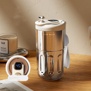 Smart Thermos Mug with Digital Temperature 14oz - Also Without Digital Screen - About Brew
