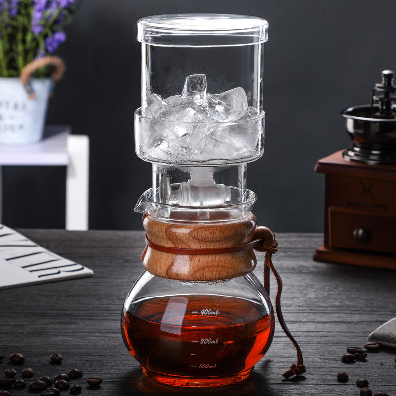 Premium Drip Style Cold Brew Coffee Maker - 14oz High Borosilicate Glass