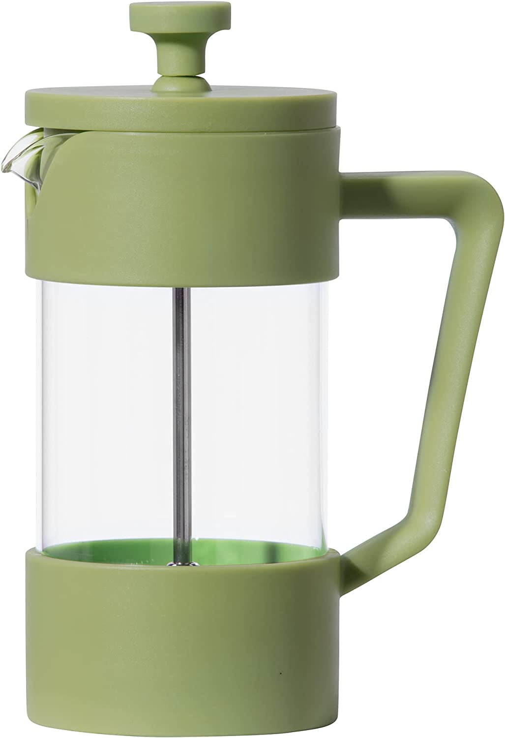 Borosilicate Glass French Press Coffee Maker - 12oz Capacity for Flavorful Coffee & Tea - About Brew