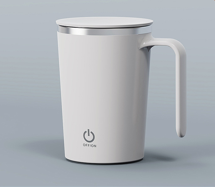 USB Charged Self-Stirring Mug with Handle 10oz - Available in Four Colors - About Brew