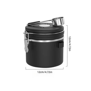 Advanced Stainless Steel Coffee Container with One-Way Exhaust Valve & Date Tracker - Available in 3 Sizes & 5 Colors - About Brew