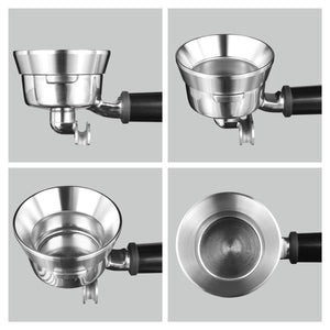 Precision Espresso Dosing Funnel for 58mm Portafilters - Stainless Steel - About Brew
