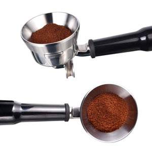Precision Espresso Dosing Funnel for 58mm Portafilters - Stainless Steel - About Brew