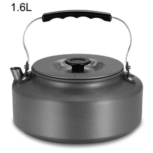 Lightweight Aluminum Outdoor Kettle with Durable Plastic Handle - Perfect for Travel & Camping - About Brew