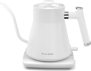 Premium Stainless Steel Electric Kettle 27oz - Rapid Heating and Boil-Dry Protection - About Brew