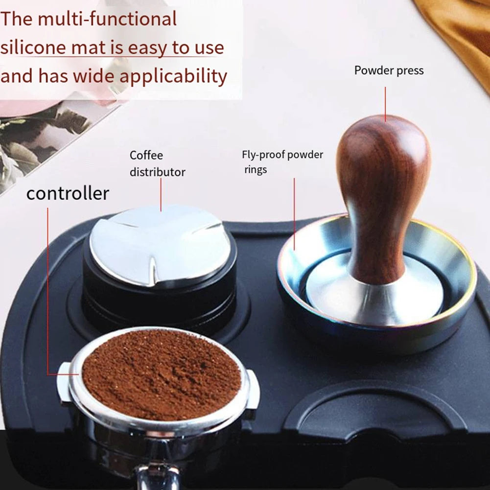 Versatile Silicone Coffee Tamper Mat - Available in Three Sizes for Precision Tamping - About Brew